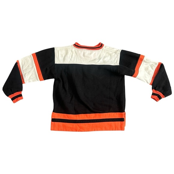 Vintage Philadelphia Flyers NHL Sweatshirt Pro Player Black/Orange Youth 14/16 - Picture 2 of 5